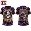 Minnesota Vikings Football x Grateful Dead Skeletons 2026 3D Shirt, Trending Design Shirt Minnesota Vikings Football X Grateful Dead Skeletons 2026 3D Shirt