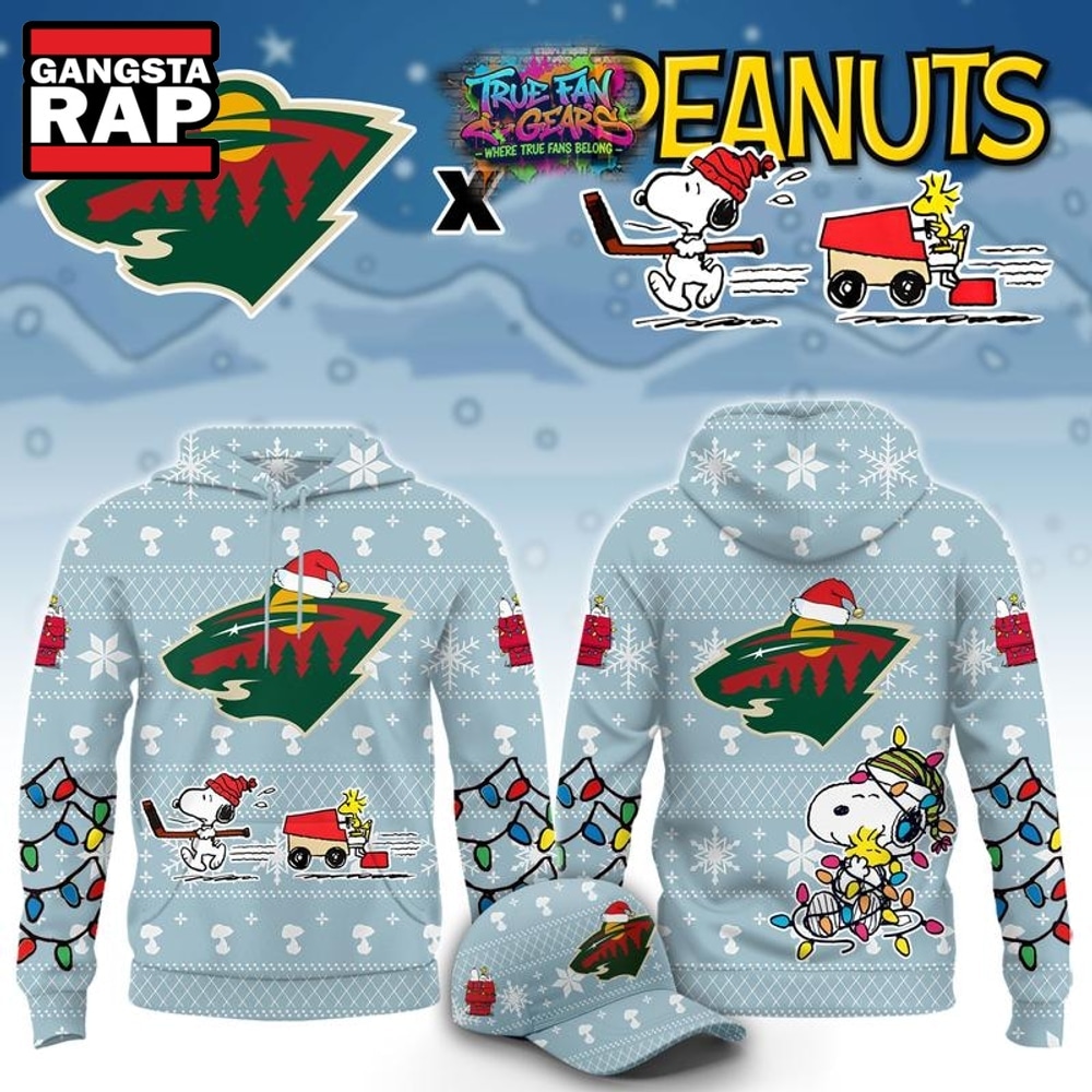 Minnesota Wild x Peanuts 2026 Christmas Limited Edition Hoodie, Trending Design Shirt Minnesota Wild x Peanuts 2026 Christmas Limited Edition Hoodie, Trending Design Shirt