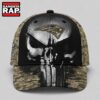 New England Patriots NFL Halloween Military Skull Camo Classic Cap, NFL Football Cap New England Patriots Nfl Halloween Military Skull Camo Classic Cap