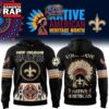 New Orleans Saints Native American Heritage Month Custom Name Hoodie, Trending Design Shirt New Orleans Saints Native American Heritage Month Custom Name Hoodie