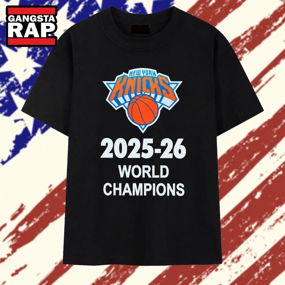 New York Knicks 2025 26 World Champions T Shirt, Trending 2D Shirt New York Knicks 2025 26 World Champions T Shirt