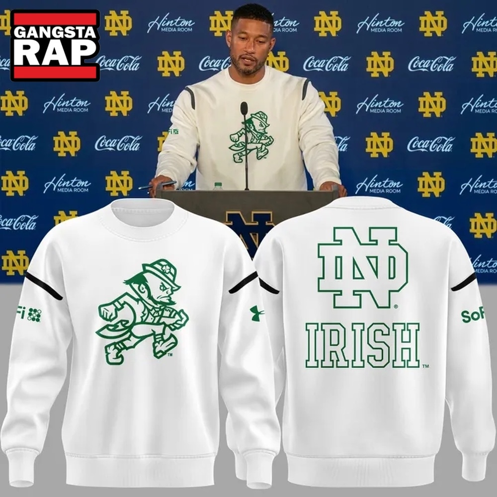Notre Dame Fighting Irish Football 2026 Go Irish White Sweatshirt, Trending Design Shirt Notre Dame Fighting Irish Football 2026 Go Irish White Sweatshirt, Trending Design Shirt