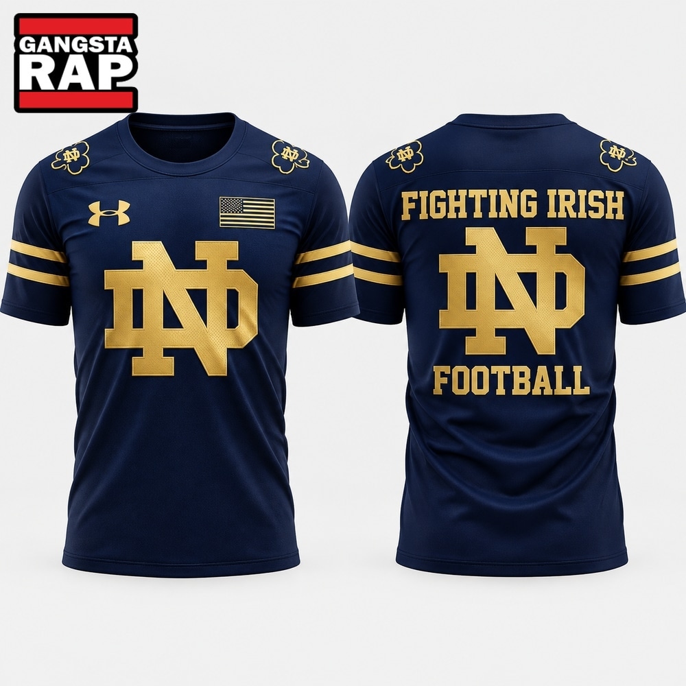 Notre Dame Fighting Irish Football Shamrock Series 2026 T Shirt, Trending Design Shirt Notre Dame Fighting Irish Football Shamrock Series 2026 T Shirt