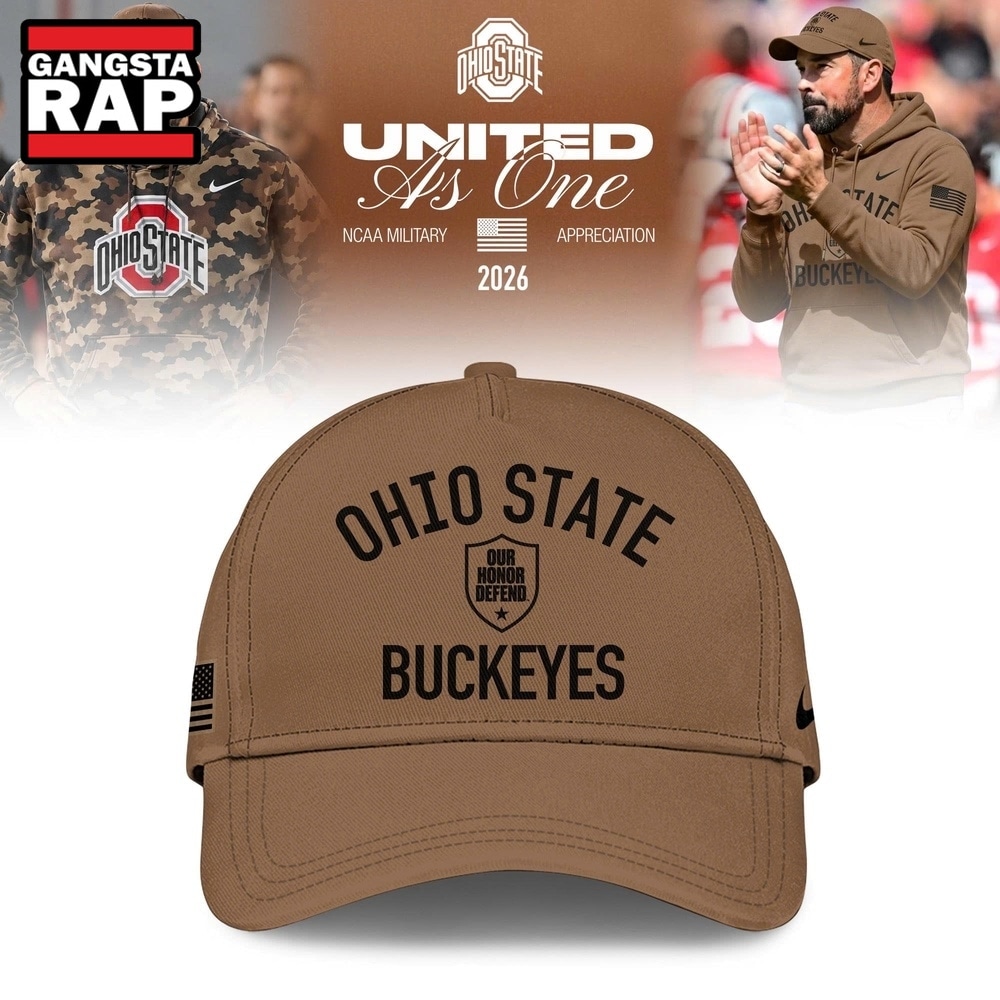 Ohio State Buckeyes 2026 Military Appreciation Limited Edition Cap, Trending Baseball Cap Ohio State Buckeyes 2026 Military Appreciation Limited Edition Cap, Trending Baseball Cap