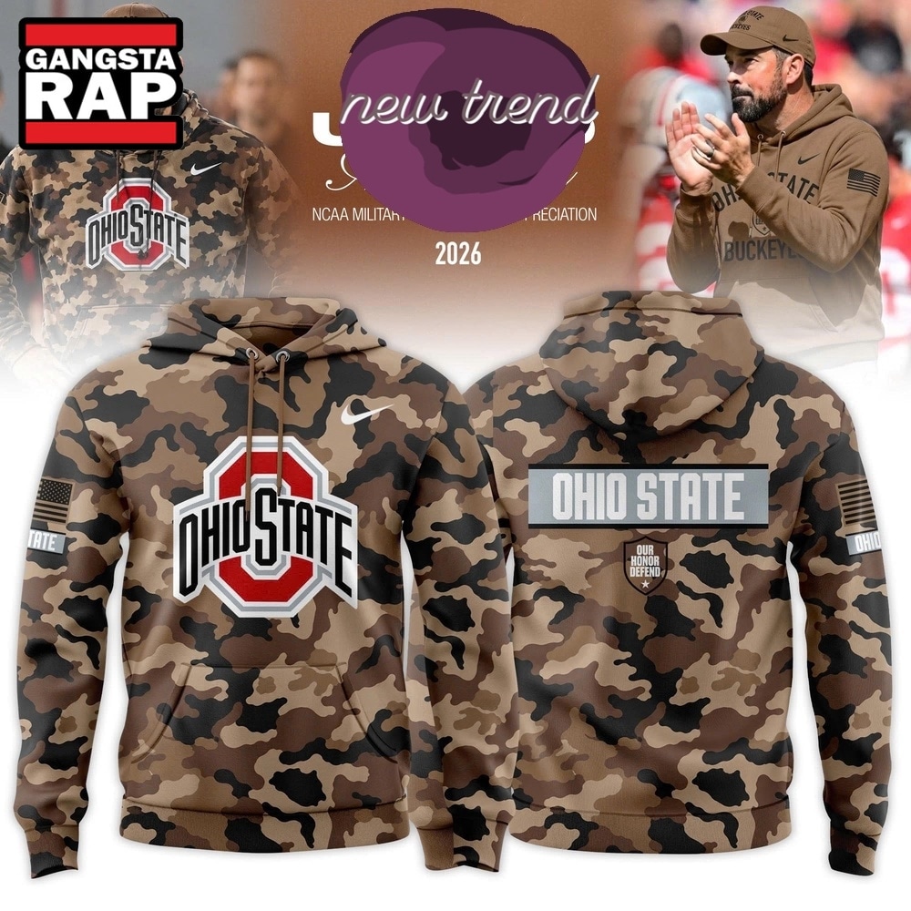 Ohio State Buckeyes 2026 Military Appreciation New Design Hoodie, Trending Design Shirt Ohio State Buckeyes 2026 Military Appreciation New Design Hoodie, Trending Design Shirt