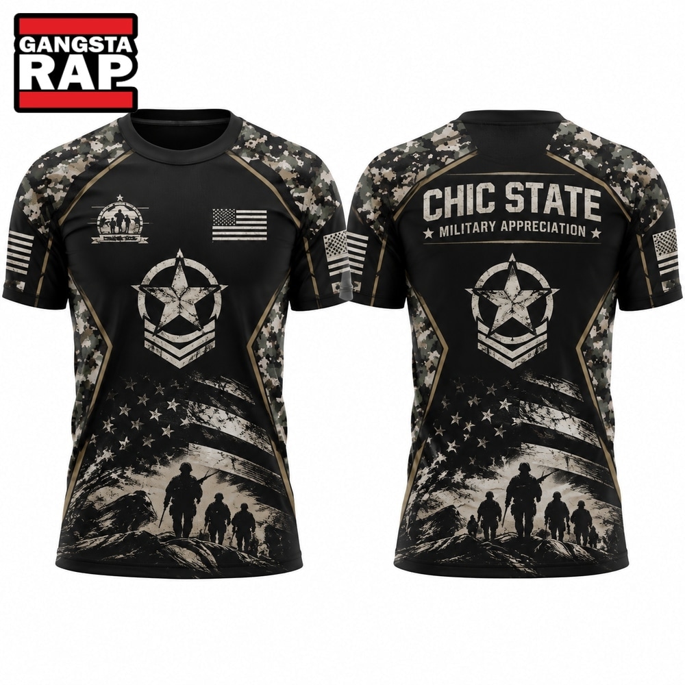 Ohio State Buckeyes x Military Appreciation T Shirt, Trending Design Shirt Ohio State Buckeyes X Military Appreciation T Shirt