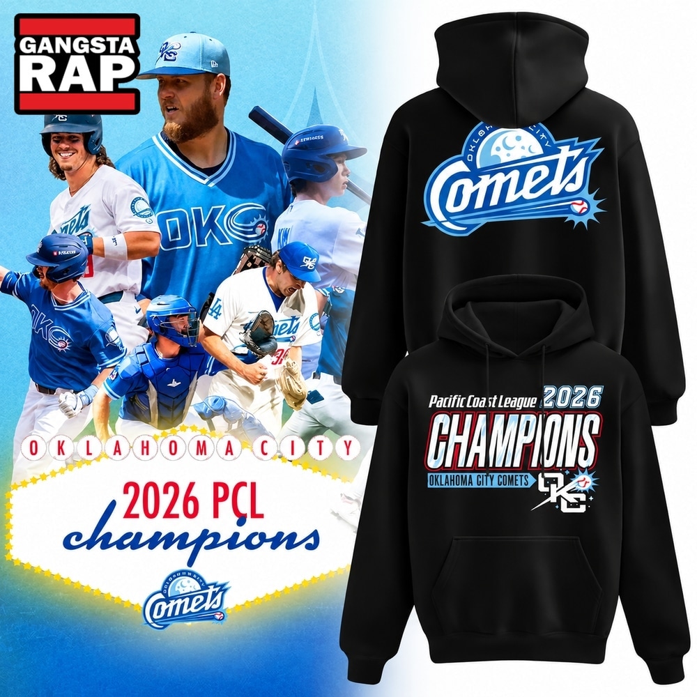 Oklahoma City Comets Pacific Coast League Champions 2026 Black Hoodie, Trending Design Shirt Oklahoma City Comets Pacific Coast League Champions 2026 Black Hoodie