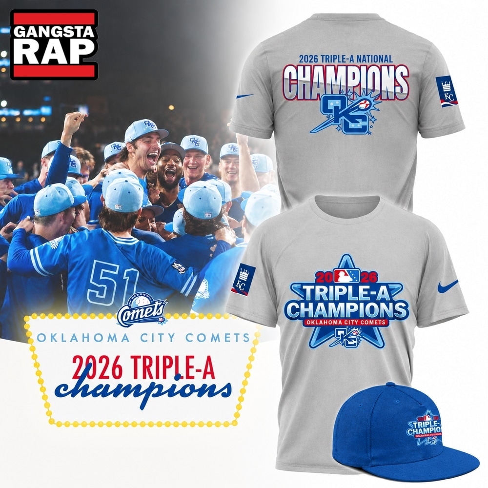 Oklahoma City Comets Triple A National Champions 2026 New 3D Shirt, Trending Design Shirt Oklahoma City Comets Triple A National Champions 2026 New 3D Shirt