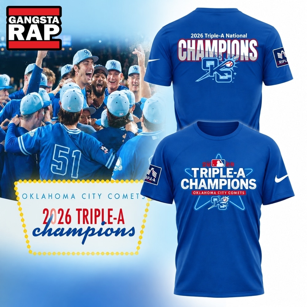 Oklahoma City Comets Triple A National Champions 2026 T Shirt, Trending Design Shirt Oklahoma City Comets Triple A National Champions 2026 T Shirt