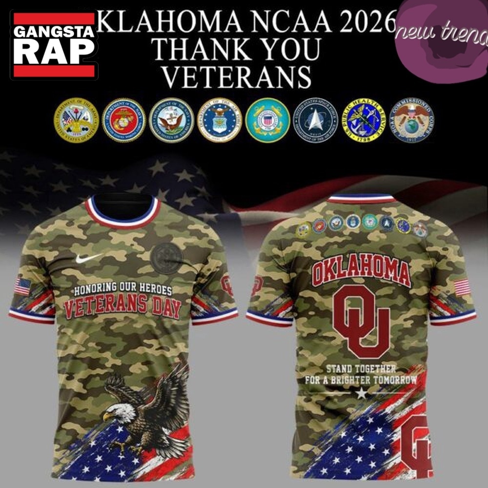Oklahoma Sooners Veterans Day 2026 T Shirt, Trending Design Shirt Oklahoma Sooners Veterans Day 2026 T Shirt, Trending Design Shirt