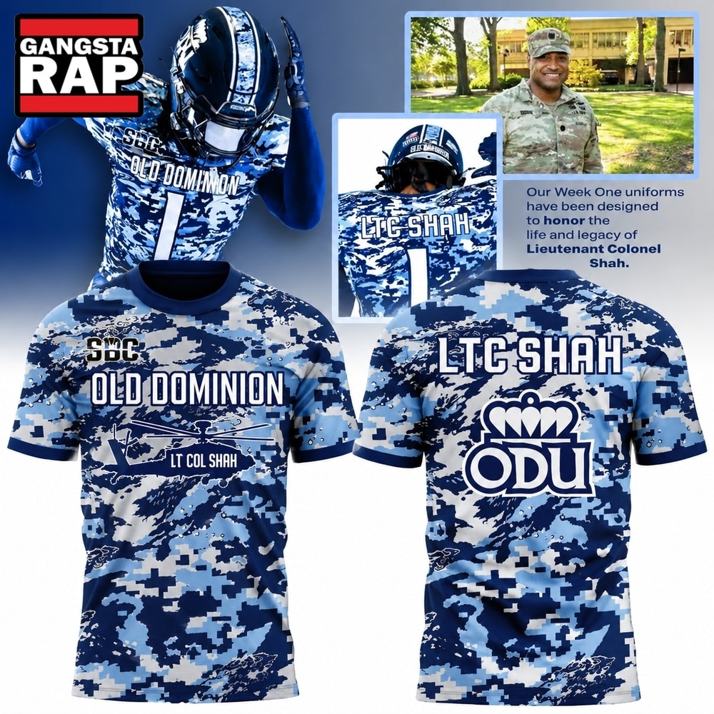 Old Dominion Monarchs The Legacy of Lieutenant Colonel Brandon Shah 2026 T Shirt, Trending Design Shirt Old Dominion Monarchs The Legacy OF Lieutenant Colonel Brandon Shah 2026 T Shirt