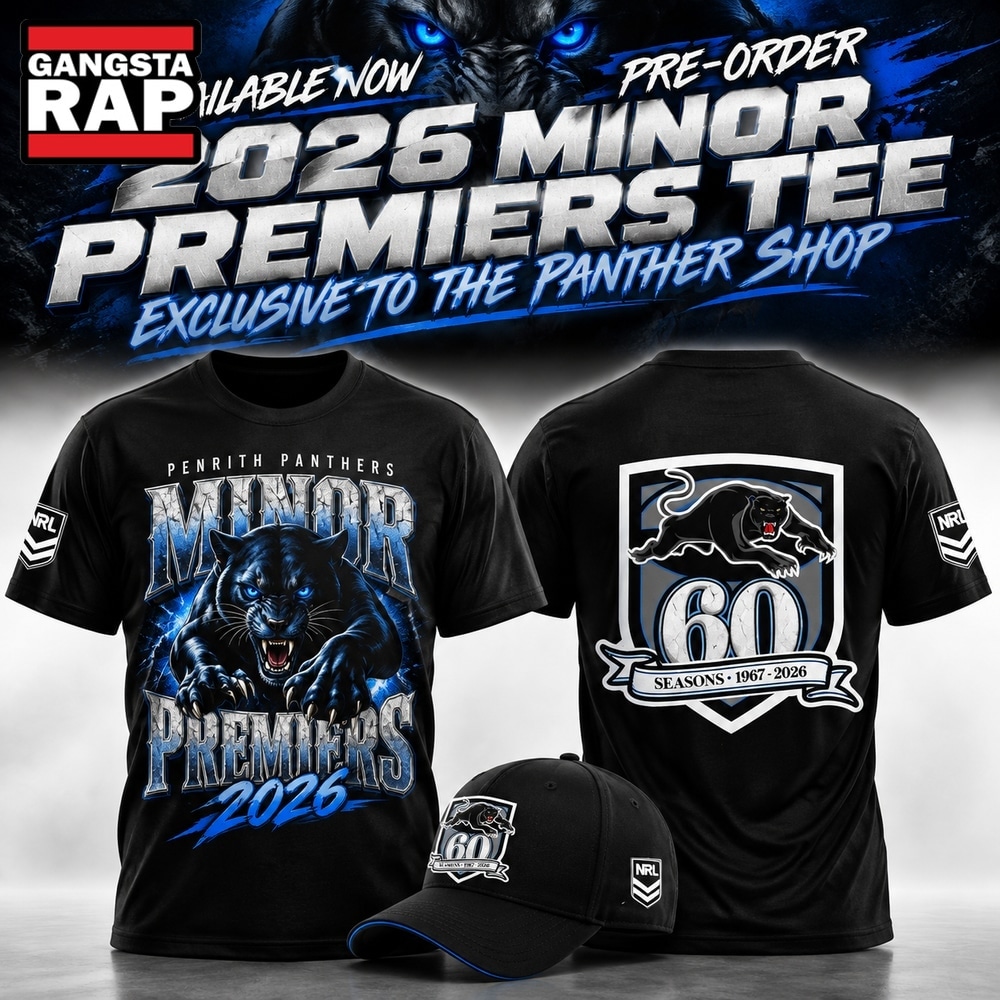 Penrith Panthers 2026 Minor Premiers Exclusive 3D Shirt, Trending Design Shirt Penrith Panthers 2026 Minor Premiers Exclusive 3D Shirt