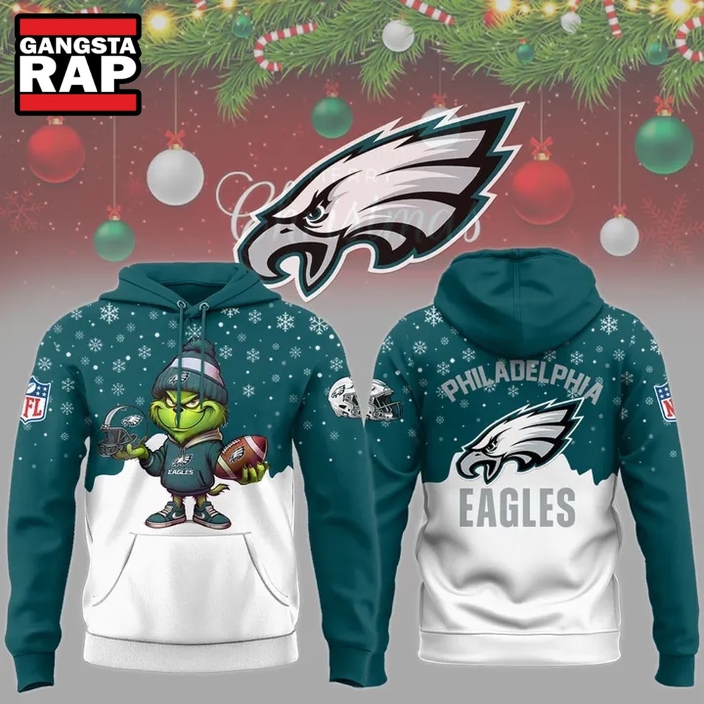 Philadelphia Eagles Christmas Grinch 2026 Hoodie, Trending Design Shirt Philadelphia Eagles Christmas Grinch 2026 Hoodie, Trending Design Shirt