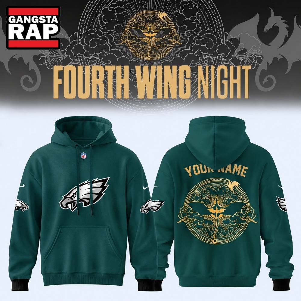 Philadelphia Eagles x Fourth Wing Night 2026 Limited Edition Hoodie, Trending Design Shirt Philadelphia Eagles X Fourth Wing Night 2026 Limited Edition Hoodie
