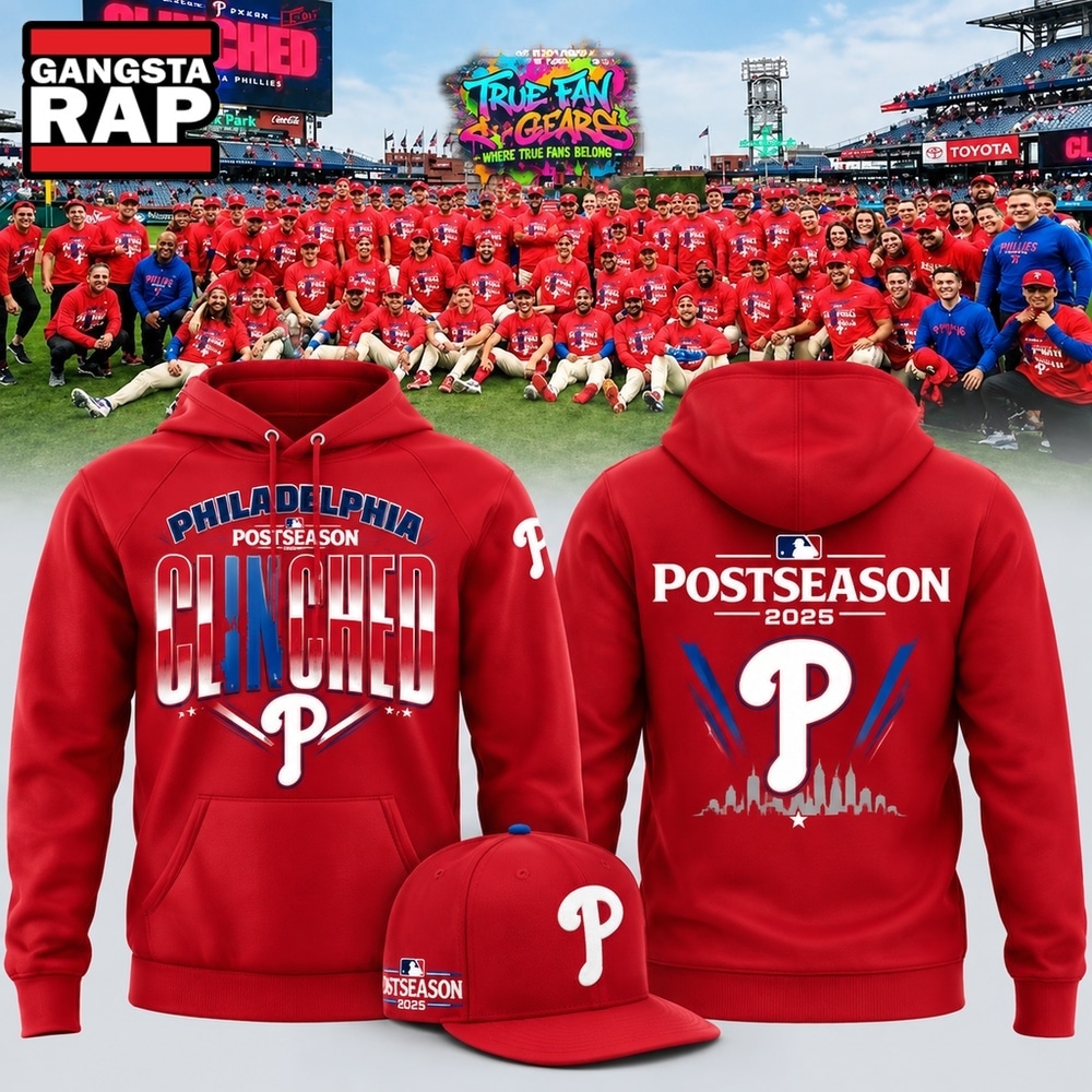 Philadelphia Phillies 2026 MLB Postseason Clinched Hoodie, Trending Design Shirt Philadelphia Phillies 2026 MLB Postseason Clinched Hoodie, Trending Design Shirt