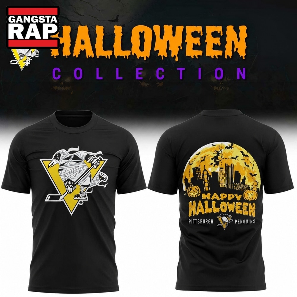 Pittsburgh Penguins x Halloween Mummy 2026 Black T Shirt, Trending Design Shirt Pittsburgh Penguins x Halloween Mummy 2026 Black T Shirt, Trending Design Shirt
