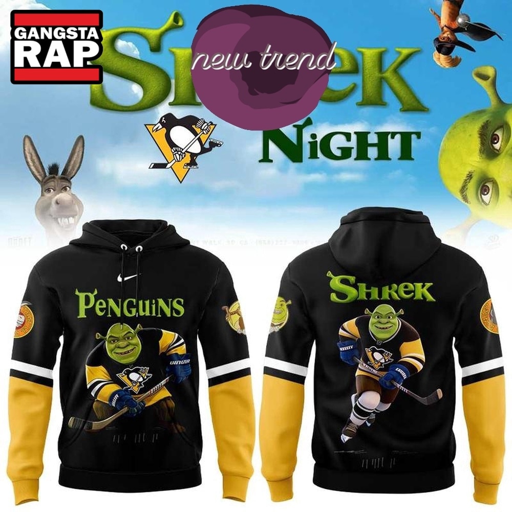 Pittsburgh Penguins x Shrek Night 2026 Limited Edition Hoodie, Trending Design Shirt Pittsburgh Penguins x Shrek Night 2026 Limited Edition Hoodie, Trending Design Shirt