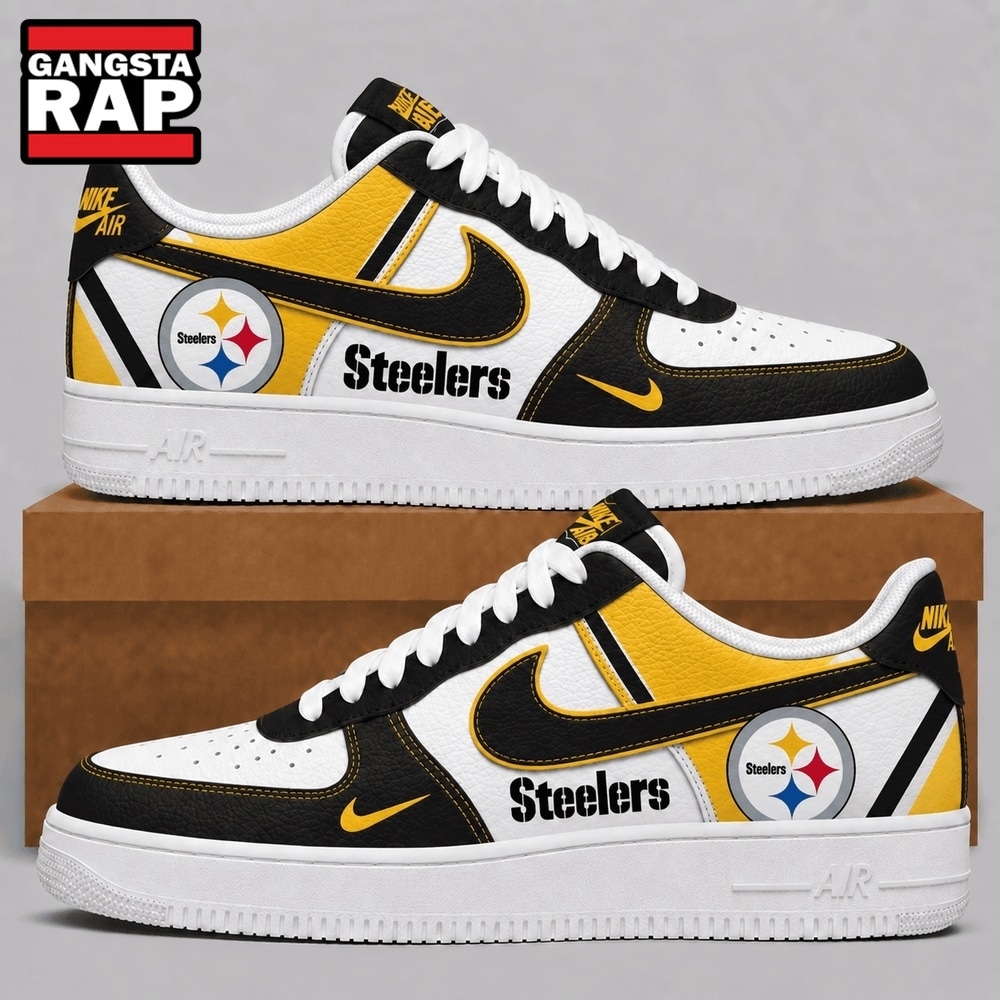Pittsburgh Steelers 2026 NFL Team Air Force 1 Shoes Sneakers Pittsburgh Steelers 2026 NFL Team Air Force 1 Shoes Sneakers