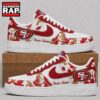 San Francisco 49ers NFL Team Camo Air Force 1 Shoes Sneakers 2 San Francisco 49ers NFL Team Camo Air Force 1 Shoes Sneakers