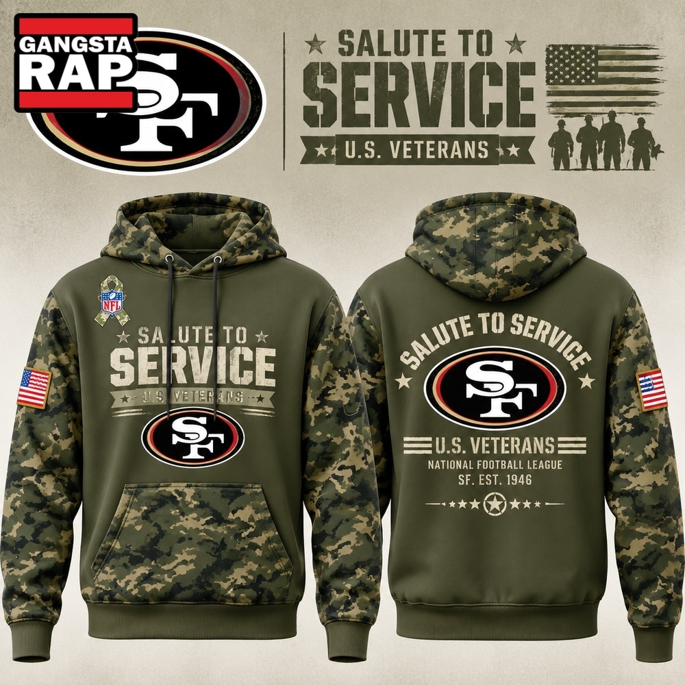San Francisco 49ers x Salute To Service 2026 Limited Edition Hoodie, Trending Design Shirt San Francisco 49ers X Salute TO Service 2026 Limited Edition Hoodie