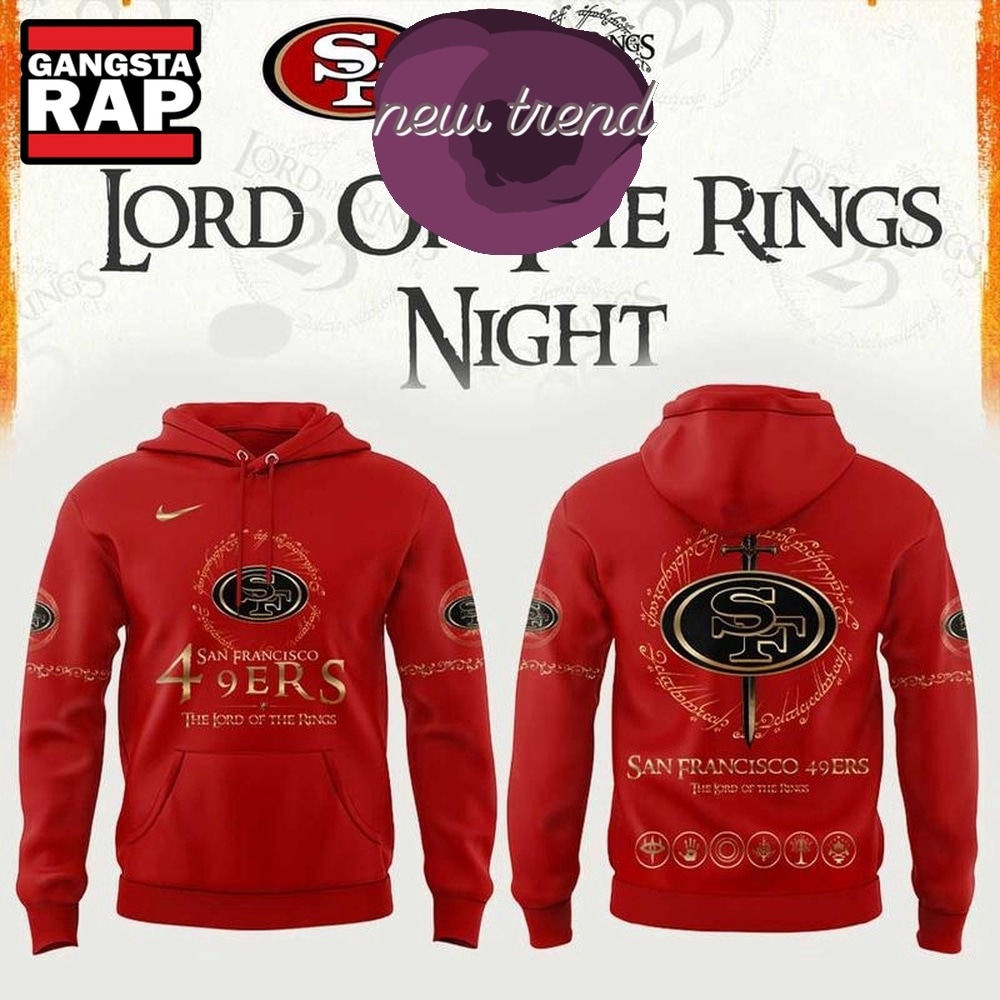 San Francisco 49ers x The Lord of the Rings 2026 Limited Edition Hoodie, Trending Design Shirt San Francisco 49ers x The Lord of the Rings 2026 Limited Edition Hoodie, Trending Design Shirt