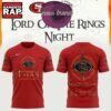 San Francisco 49ers x The Lord of the Rings 2026 Special New Red T Shirt, Trending Design Shirt San Francisco 49ers X The Lord OF The Rings 2026 Special New Red T Shirt