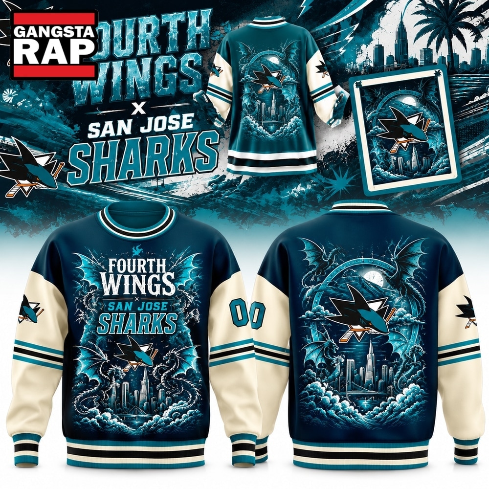San Jose Sharks Fourth Wing Night 2026 Special New Sweatshirt, Trending Design Shirt San Jose Sharks Fourth Wing Night 2026 Special New Sweatshirt, Trending Design Shirt