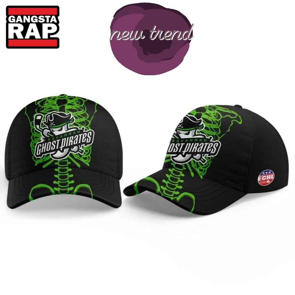 Savannah Ghost Pirates BONES ARE COMING TO THE ICE 2026 Limited Edition Cap, Trending Baseball Cap Savannah Ghost Pirates BONES ARE COMING TO THE ICE 2026 Limited Edition Cap, Trending Baseball Cap