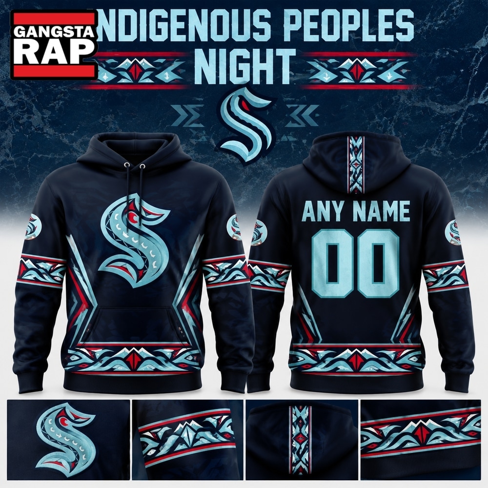Seattle Kraken Indigenous Peoples Night 2026 Limited Edition Hoodie, Trending Design Shirt Seattle Kraken Indigenous Peoples Night 2026 Limited Edition Hoodie
