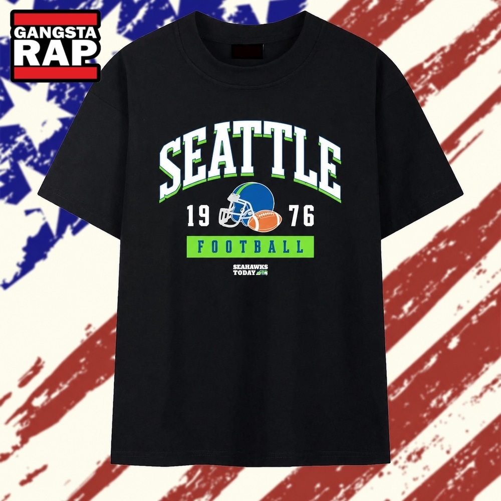 Seattle Seahawks football 1976 today NFL T Shirt, Trending 2D Shirt Seattle Seahawks football 1976 today NFL T Shirt, Trending 2D Shirt