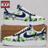 Seattle Seahawks NFL Team Camo Air Force 1 Shoes Sneakers 2 Seattle Seahawks NFL Team Camo Air Force 1 Shoes Sneakers