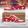Snoopy Christmas Peanuts Gang Limited Edition Red Air Force 1 Shoes 3 Snoopy Christmas Peanuts Gang Limited Edition Red Air Force 1 Shoes
