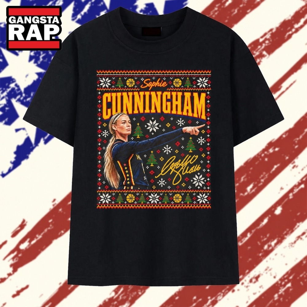 Sophie Cunningham Christmas Ugly Pattern Basketball T Shirt, Trending 2D Shirt Sophie Cunningham Christmas Ugly Pattern Basketball T Shirt, Trending 2D Shirt