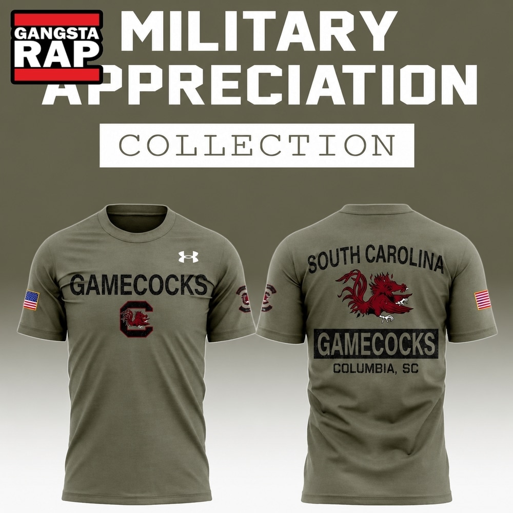 South Carolina Gamecocks x Military Appreciation 2026 Special New 3D Shirt, Trending Design Shirt South Carolina Gamecocks X Military Appreciation 2026 Special New 3D Shirt