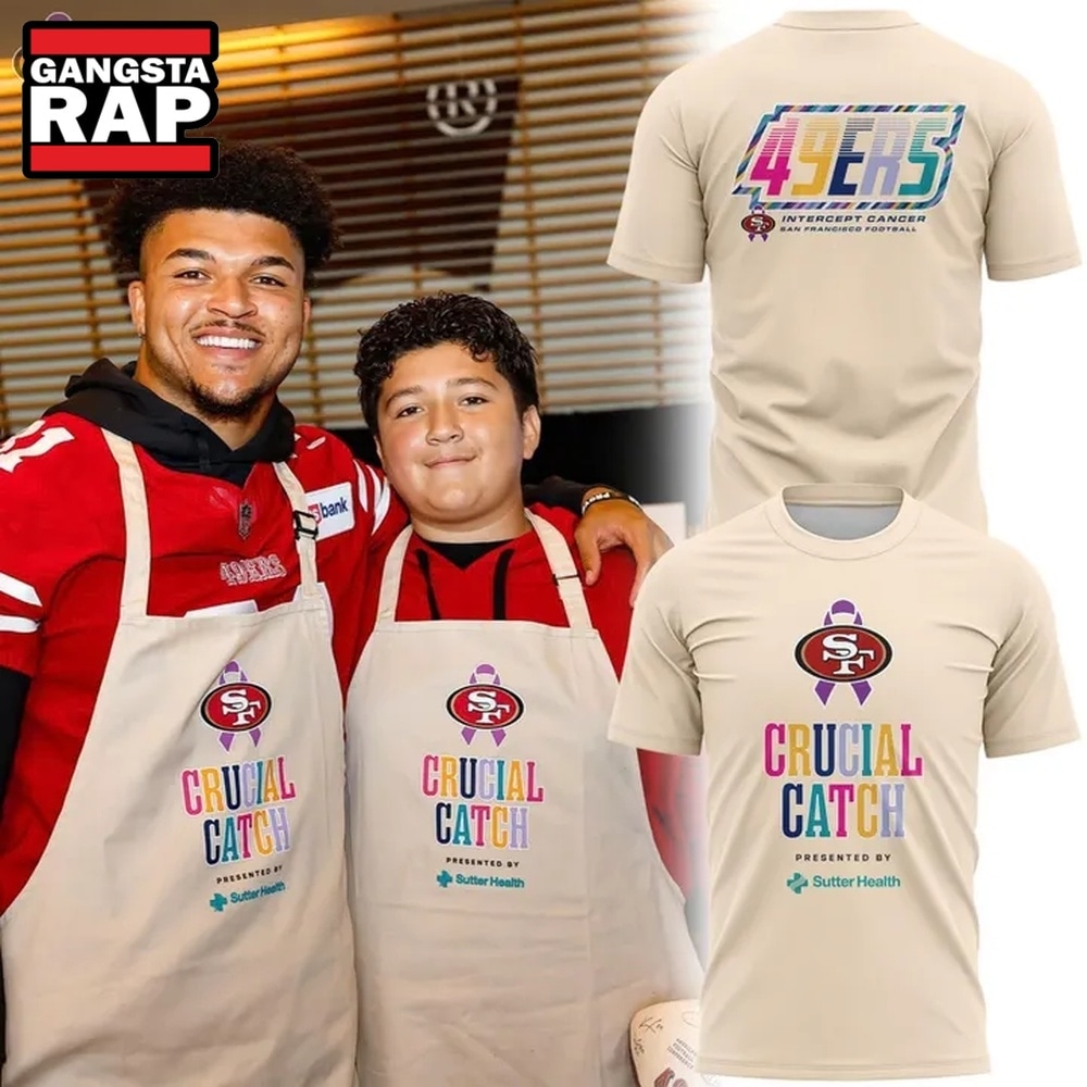 Special 2026 San Francisco 49ers Crucial Catch T Shirt, Trending Design Shirt Special 2026 San Francisco 49ers Crucial Catch T Shirt