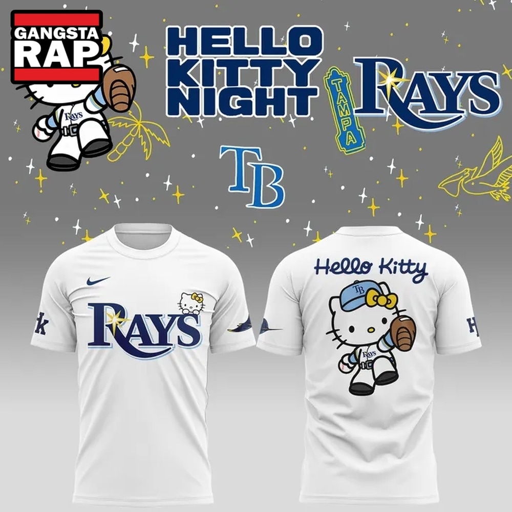 Special Edition Tampa Bay Rays x Hello Kitty T Shirt, Trending Design Shirt Special Edition Tampa Bay Rays x Hello Kitty T Shirt, Trending Design Shirt
