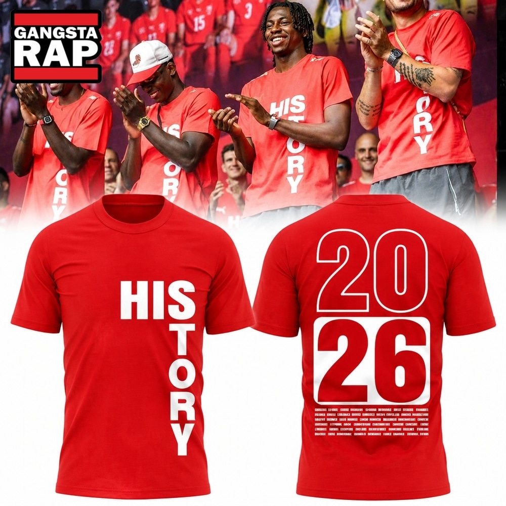 Switzerland National Team HISTORY 2026 Limited Edition T Shirt, Trending Design Shirt Switzerland National Team History 2026 Limited Edition T Shirt