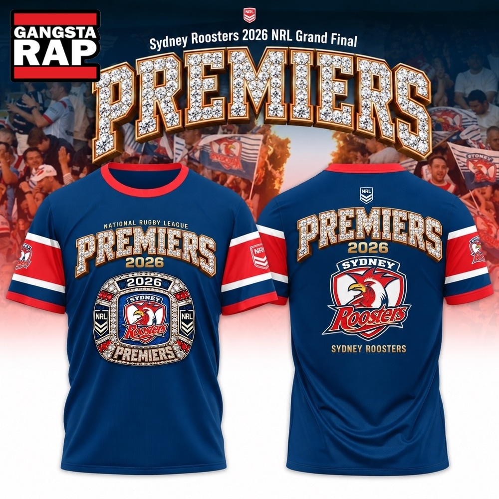 Sydney Roosters 2026 NRL Premiers T Shirt, Trending Design Shirt Sydney Roosters 2026 NRL Premiers T Shirt, Trending Design Shirt