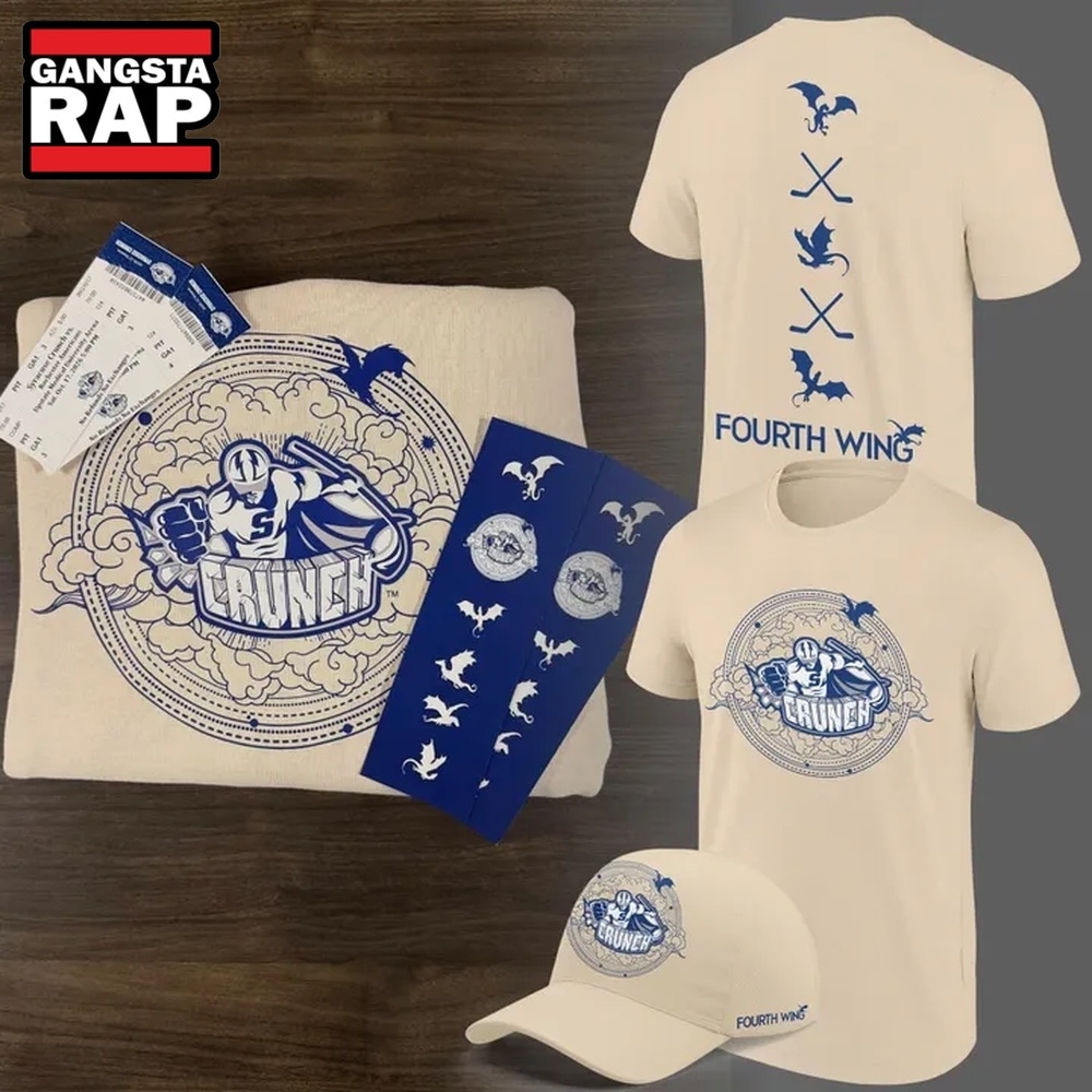 Syracuse Crunch x Fourth Wing 2026 Limited Edition T Shirt, Trending Design Shirt Syracuse Crunch x Fourth Wing 2026 Limited Edition T Shirt, Trending Design Shirt