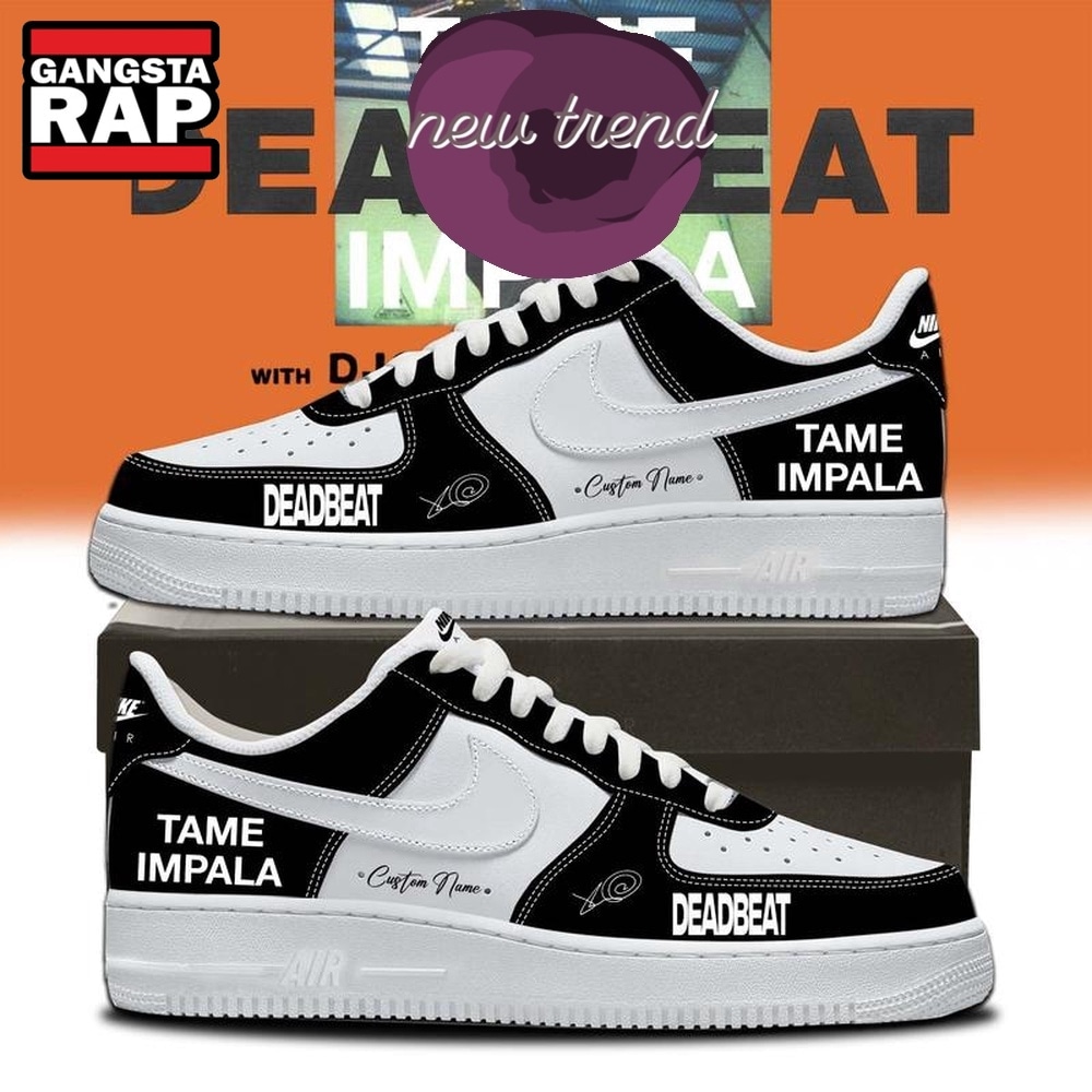 Tame Impala Deadbeat Tour 2026 Air Force 1 Shoes Sneakers