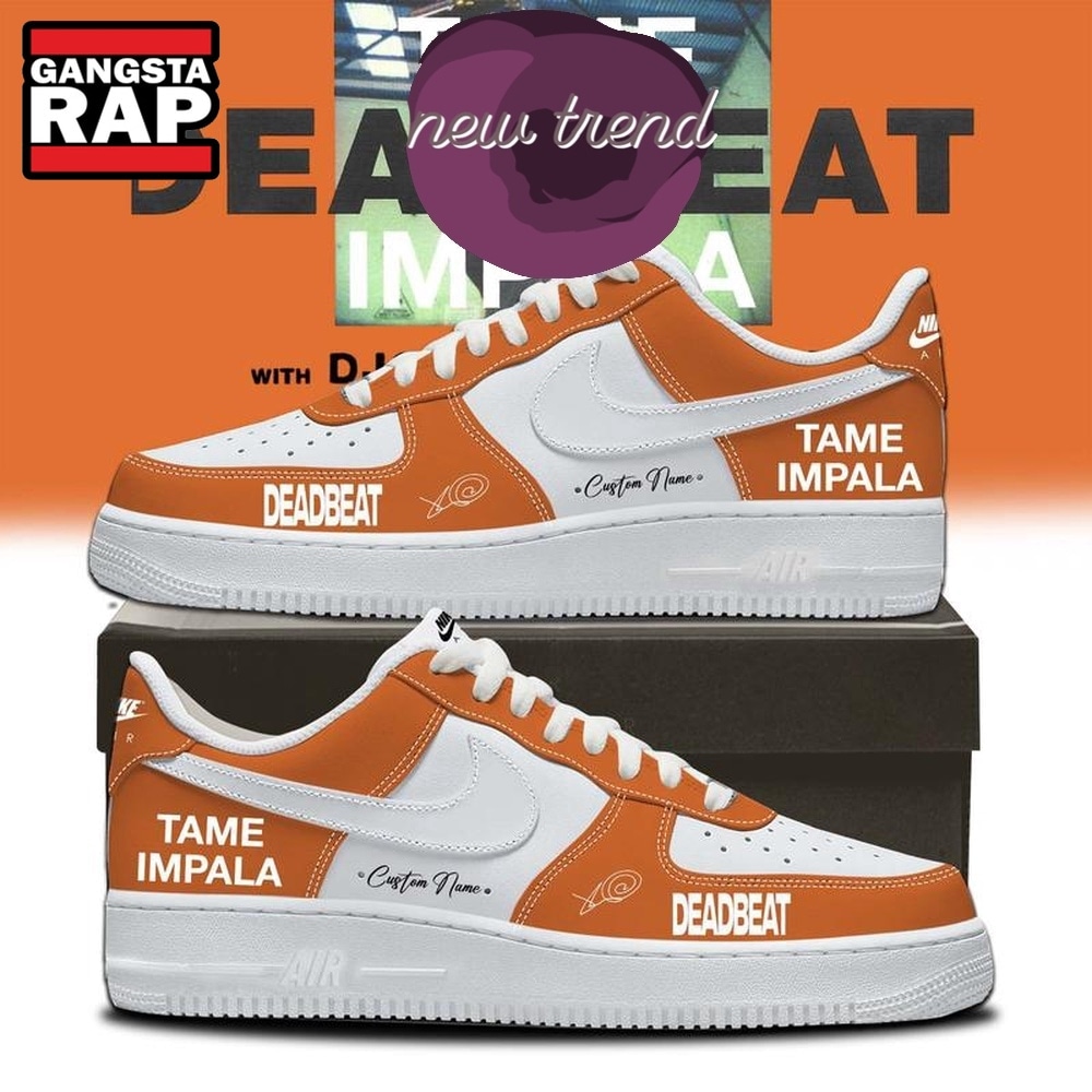 Tame Impala Deadbeat Tour 2026 Limited Edition Air Force 1 Shoes Sneakers