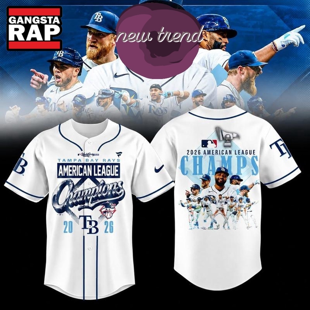 Tampa Bay Rays 2026 ALCS Champions World Series Special New White Baseball Jersey, Trending Baseball Jersey Tampa Bay Rays 2026 ALCS Champions World Series Special New White Baseball Jersey, Trending Baseball Jersey