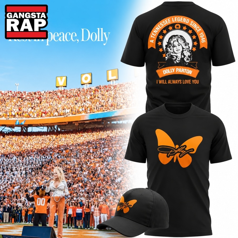 Tennessee Football x Dolly Parton Forever Butterfly T Shirt, Trending Design Shirt Tennessee Football X Dolly Parton Forever Butterfly T Shirt