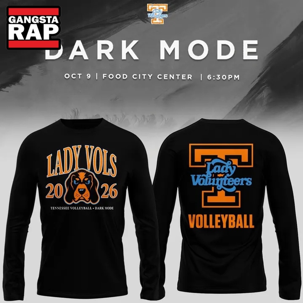 Tennessee Lady Volunteers Volleyball Dark Mode 2026 Long Sleeve Shirt, Trending Design Shirt Tennessee Lady Volunteers Volleyball Dark Mode 2026 Long Sleeve Shirt, Trending Design Shirt