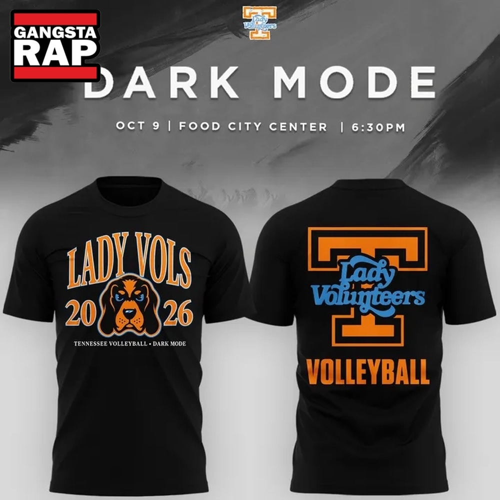 Tennessee Lady Volunteers Volleyball Dark Mode 2026 T Shirt, Trending Design Shirt Tennessee Lady Volunteers Volleyball Dark Mode 2026 T Shirt, Trending Design Shirt