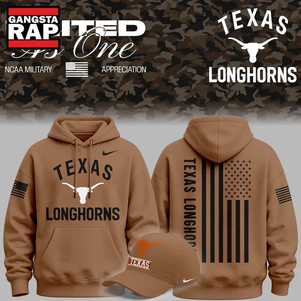 Texas Longhorns 2026 Military Appreciation Sideline Dri FIT Hoodie, Trending Design Shirt Texas Longhorns 2026 Military Appreciation Sideline Dri FIT Hoodie, Trending Design Shirt