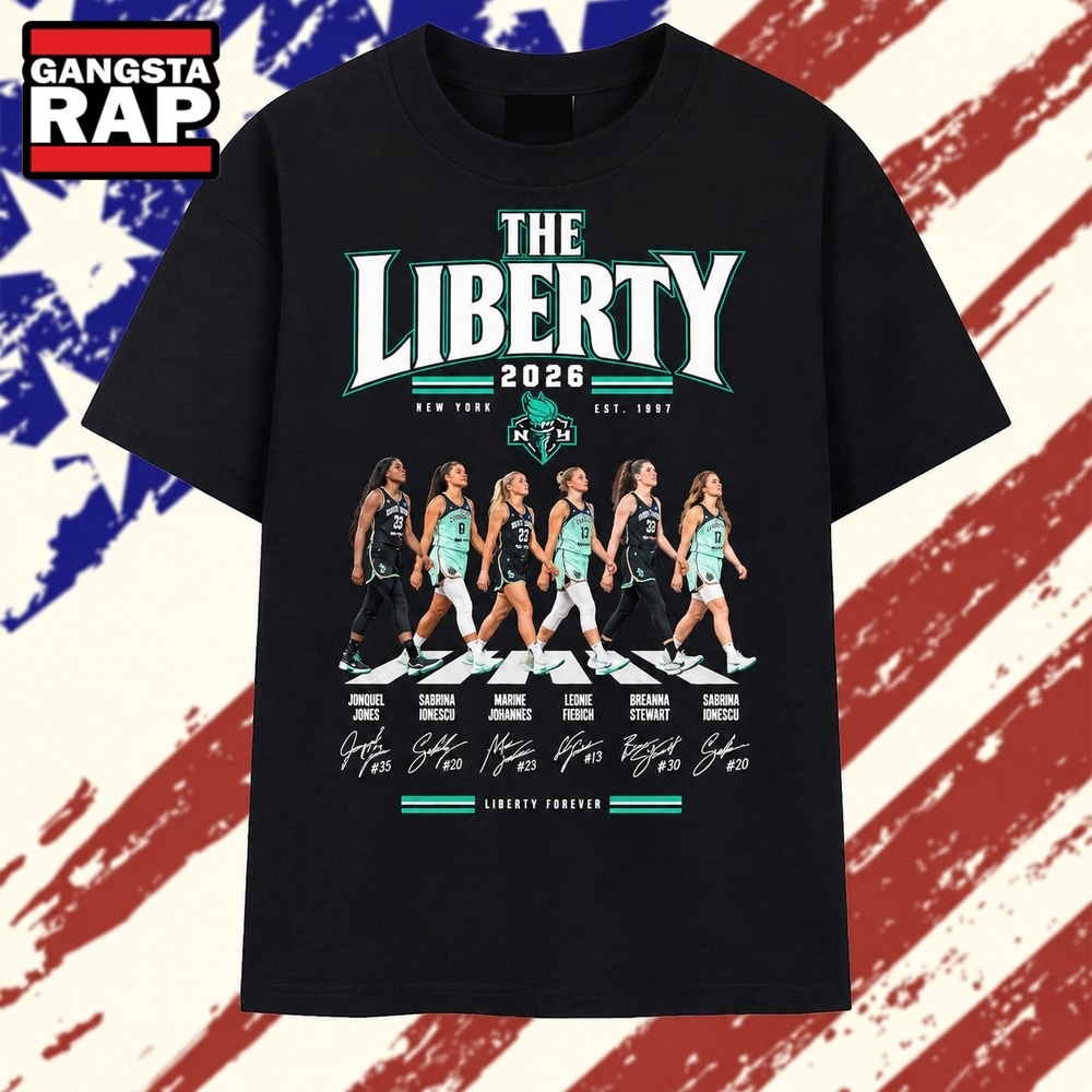 The Liberty New York 2026 Liberty Forever Abbey Road Signatures T Shirt, Trending 2D Shirt The Liberty New York 2026 Liberty Forever Abbey Road Signatures T Shirt, Trending 2D Shirt