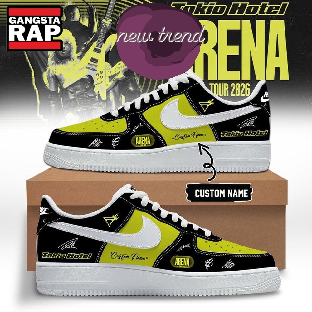 Tokio Hotel ARENA TOUR 2026 Signature Special New Air Force 1 Shoes Sneakers Tokio Hotel ARENA TOUR 2026 Signature Special New Air Force 1 Shoes Sneakers