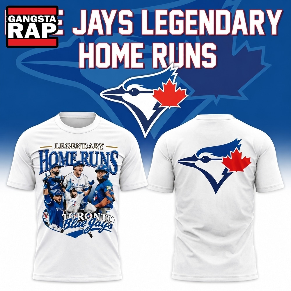 Toronto Blue Jays Legendary Home Runs T Shirt, Trending Design Shirt Toronto Blue Jays Legendary Home Runs T Shirt