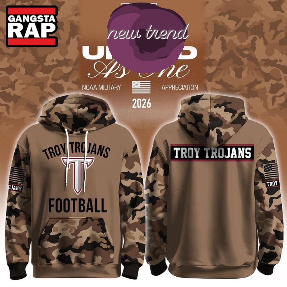 Troy Trojans Football Military Appreciation 2026 Limited Edition Hoodie Shirt, Trending Design Shirt Troy Trojans Football Military Appreciation 2026 Limited Edition Hoodie Shirt, Trending Design Shirt